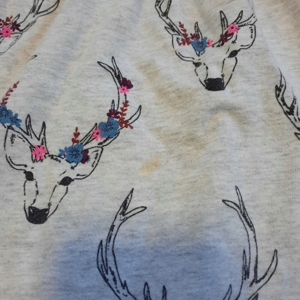 Tea Collection Girls Layered Deer Dress 5